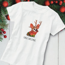 Corgi DogクリスマスTシャツ