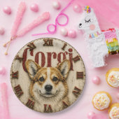 Corgi Dog ペーパープレート (パーティー)