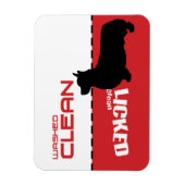 Corgi Dog、子犬の食洗機マグネット – クリーン舐めた マグネット (縦)