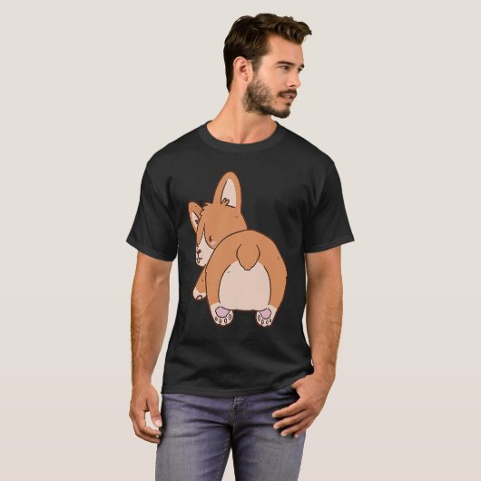 Corgi Dog 10 Tシャツ (正面フル)