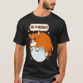 Corgi Dog 2 Tシャツ (正面)