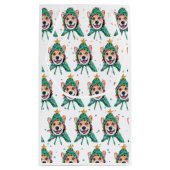 Corgi Dog Breed Christmas スモールペーパーバッグ (裏面)
