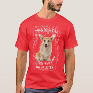 Corgi Dog Breed Dogs 話 Do   Tシャツ