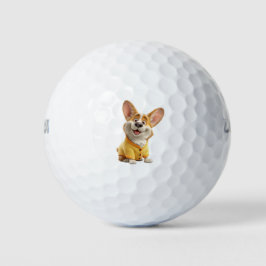 Corgi Dog Lover Golf Balls ゴルフボール