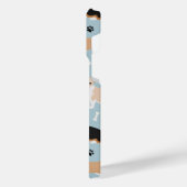 Corgi Dog Paws and Bones iPhone 14 Pro Max Case iPhoneケース (左側面)