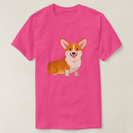 Corgi Dog Pembroke Welsh T-Shirt Copy Tシャツ (デザイン正面)
