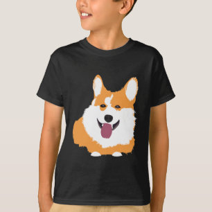 Corgi Dog Pet Animal Kids Tシャツ