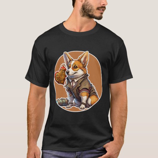 Corgi Dog Tシャツ (正面)