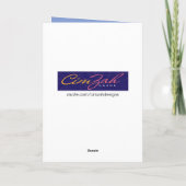 Corgi Dog Thank From Bottom of Myお尻・カード シーズンカード (裏面)