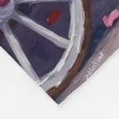 Corgi Dog Valentine's Day  フリースブランケット (角)