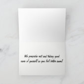 Corgi Drとナースが気に間もなく良くなる カード (内部)