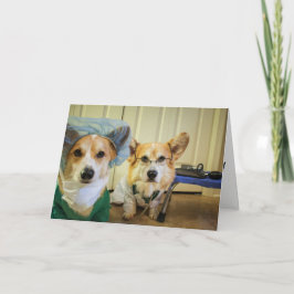Corgi Drとナースが気に間もなく良くなる カード