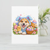 Corgi Easter Card シーズンカード (スタンド正面)