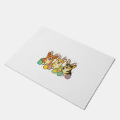 Corgi Easter T-Shirt_1 ドアマット (アングル)