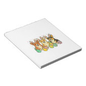 Corgi Easter T-Shirt_1 ノートパッド (アングル)