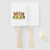 Corgi Easter T-Shirt_1 ハンドファン (正面&裏面)