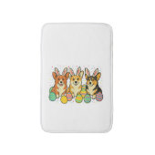 Corgi Easter T-Shirt_1 バスマット (正面縦)