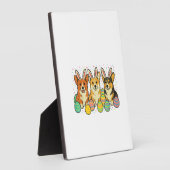 Corgi Easter T-Shirt_1 フォトプラーク (側面)