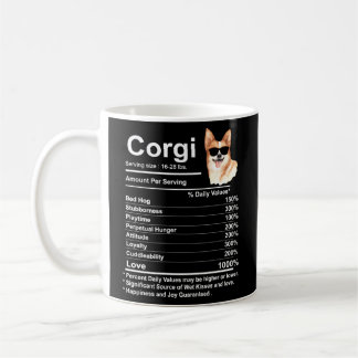 Corgi Facts栄養カーディガンPembroke Corgi Mom コーヒーマグカップ