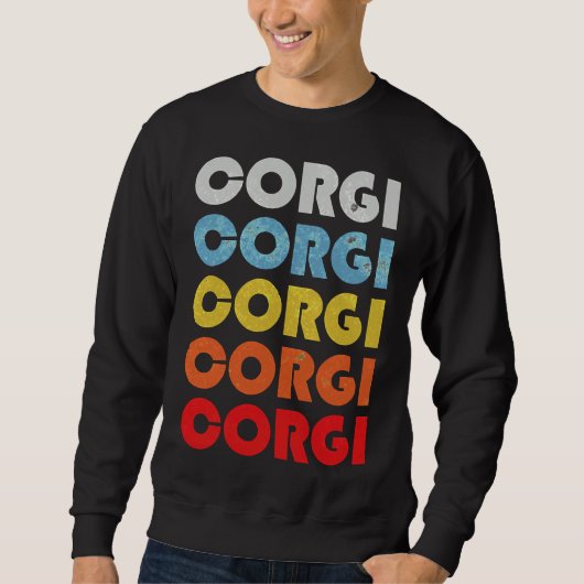 Corgi For Dog Mom スウェットシャツ (正面)