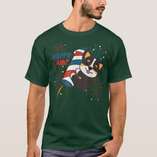 Corgi For the Fireworks Kids(7月4日花火の子ども) Tシャツ