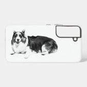 Corgi Gentle Guard Samsung Galaxyケース (裏面横)