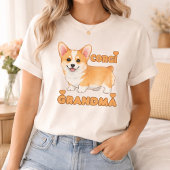 Corgi Grandma Cute Dog Lover Design Tシャツ
