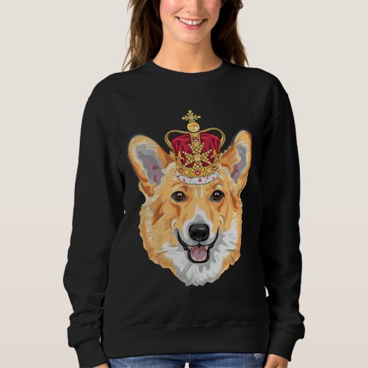 Corgi Happy スウェットシャツ (正面)