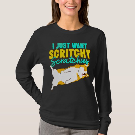 Corgi IちょうどScritchy ScratchiesかわいいCorgi D Tシャツ (正面)