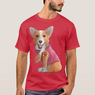 Corgi I Love Mom Tattoo Dog おもしろい Mother's Day Gi Tシャツ