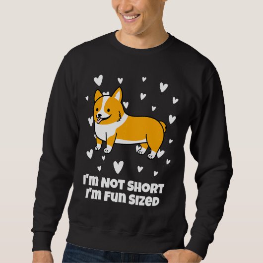 Corgi Imが短くない スウェットシャツ (正面)