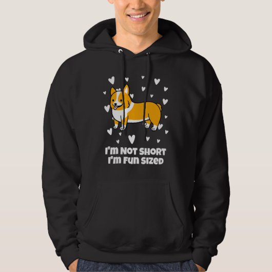 Corgi Imが短くない パーカ (正面)
