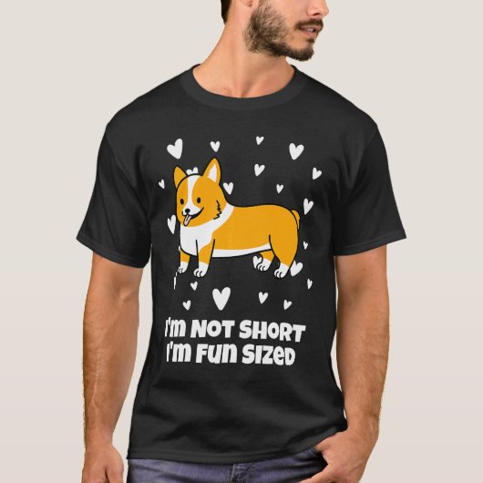 Corgi Imが短くない Tシャツ (正面)