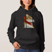 Corgi In Red パーカ (正面)