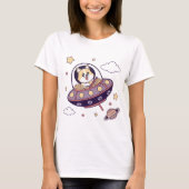  Corgi in Space Tシャツ (正面)