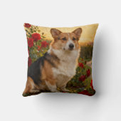 Corgi in the Roses II クッション (裏面)