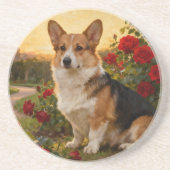 Corgi in the Roses II コースター (正面)
