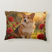 Corgi in the Roses III アクセントクッション (裏面)