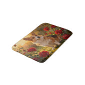 Corgi in the Roses III バスマット (アングル)