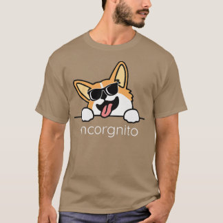 CORGI INCOGNITOおもしろい Corgis変装ウェールズ犬 Tシャツ
