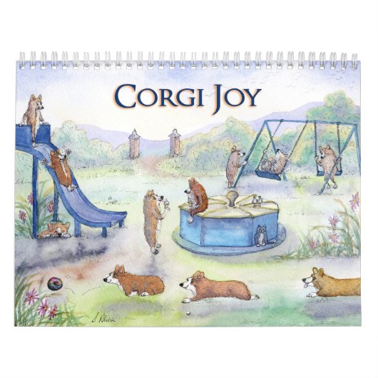 Corgi Joyカレンダー – 生活を楽しむcorgi犬 カレンダー (カバー)