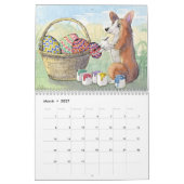 Corgi Joyカレンダー – 生活を楽しむcorgi犬 カレンダー (3月 2027)