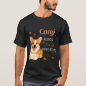 Corgi Kisses Fix Everything   1249 Tシャツ (正面)
