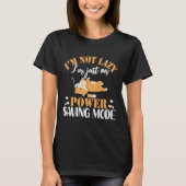 Corgi Lazy Sleeping Dog Funny Tシャツ (正面)