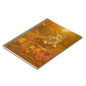 Corgi Leaf Leap ノートブック (左側)