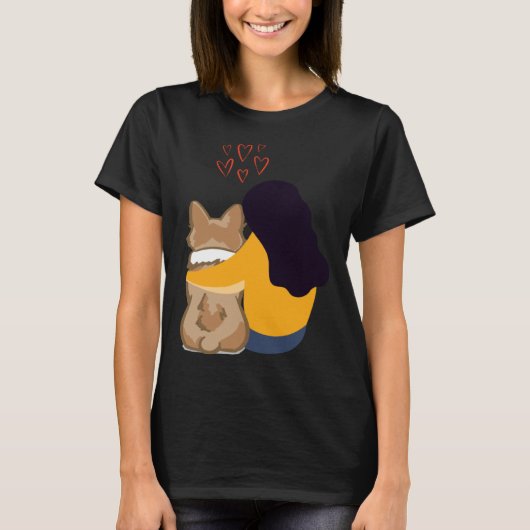 corgi life corgi tシャツ (正面)