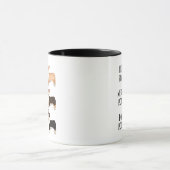 Corgi Light Medium Dark Roast Coffee Lover Gift Mu マグカップ (中央)