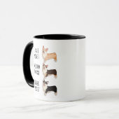 Corgi Light Medium Dark Roast Coffee Lover Gift Mu マグカップ (正面左)