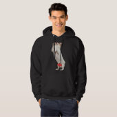 Corgi Loveは犬の母パパ子犬ペット女性男子供 パーカ (正面フル)