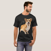 Corgi Loveは犬の母パパ子犬ペット女性男子供 Tシャツ (正面フル)